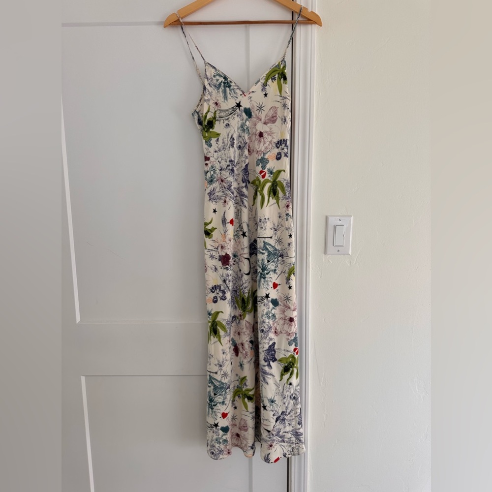 Cinq a Sept silk slip dress